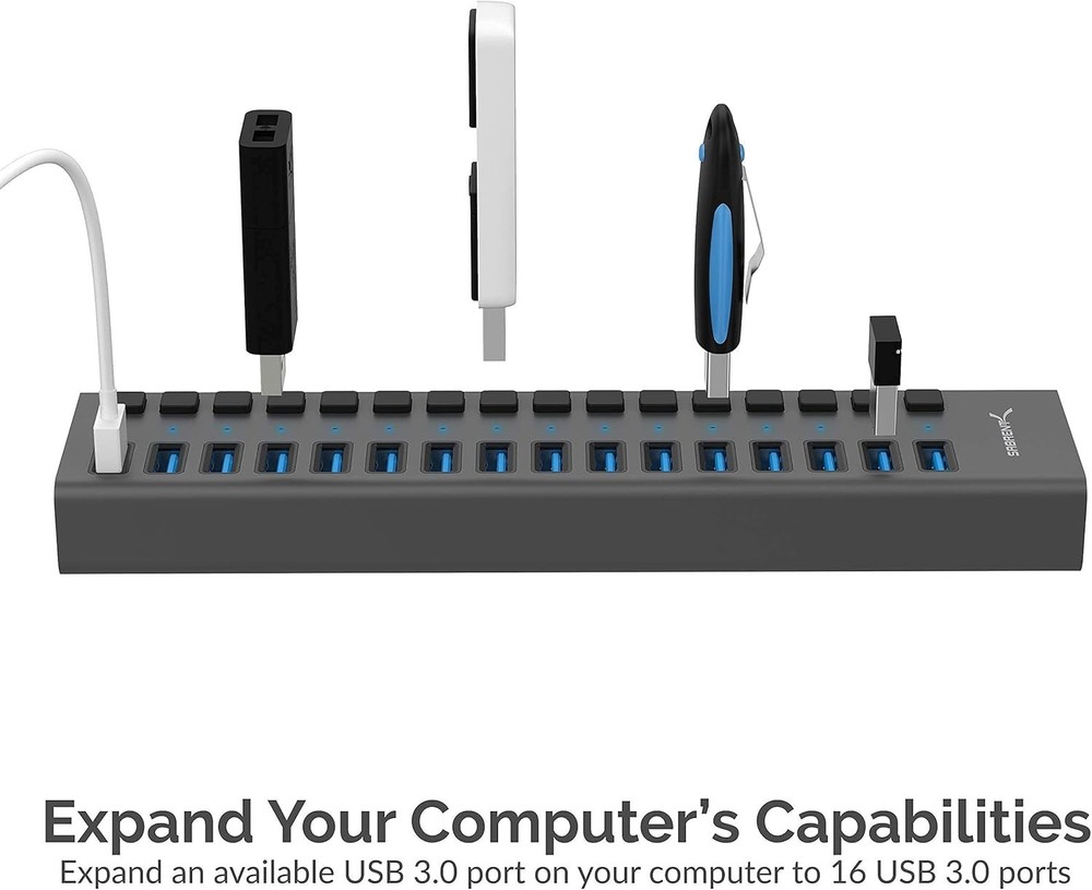 Sabrent 16 port usb hub