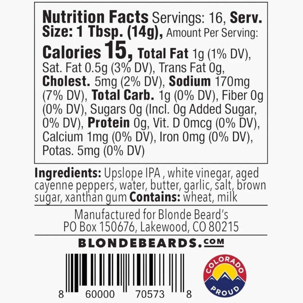 Blonde Beard's IPA Buffalo Sauce