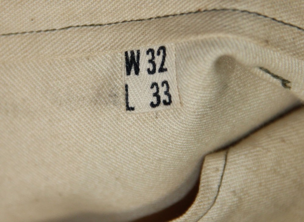 ORIGINAL WWII 1945 DATED WOOL COMBAT FIELD TROUSERS