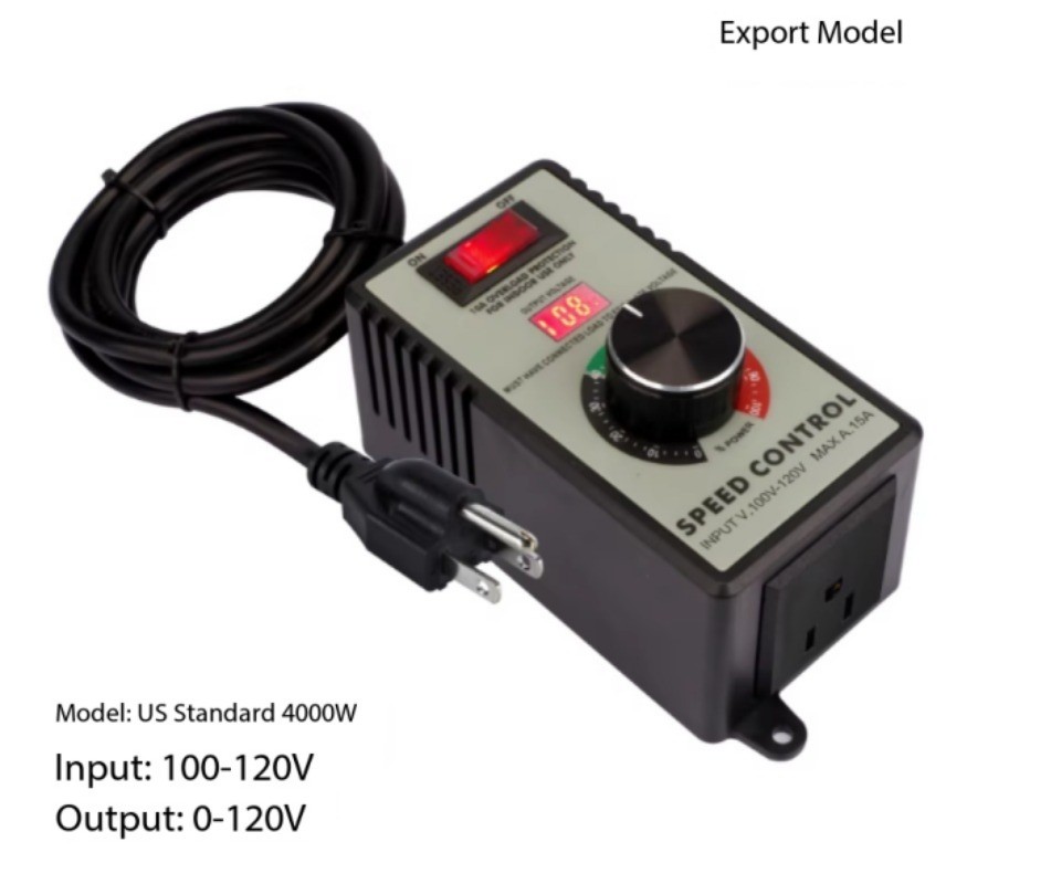 220V Angle Grinder Speed Controller Hand Drill Polisher Variable Speed Switch