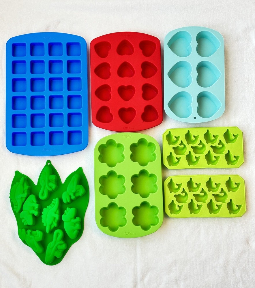 Silicone Soap Molds - Lot Of  7