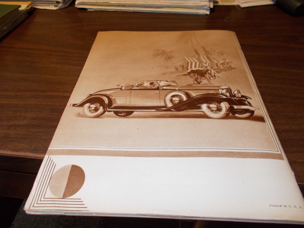1932 Studebaker 48-page Sales Catalog / Original and Very Nice !!