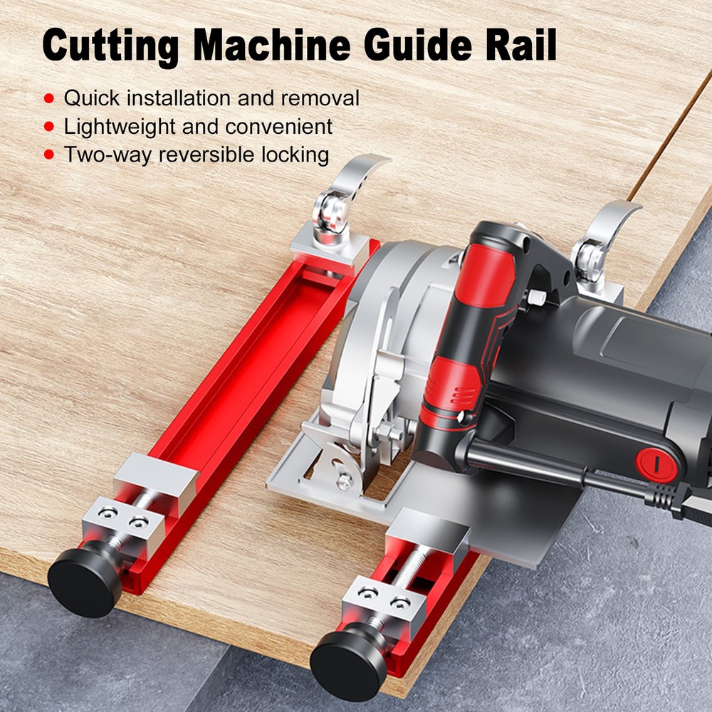 1-Adjustable Saw Guide Rail For Precise Woodworking DIY Projects