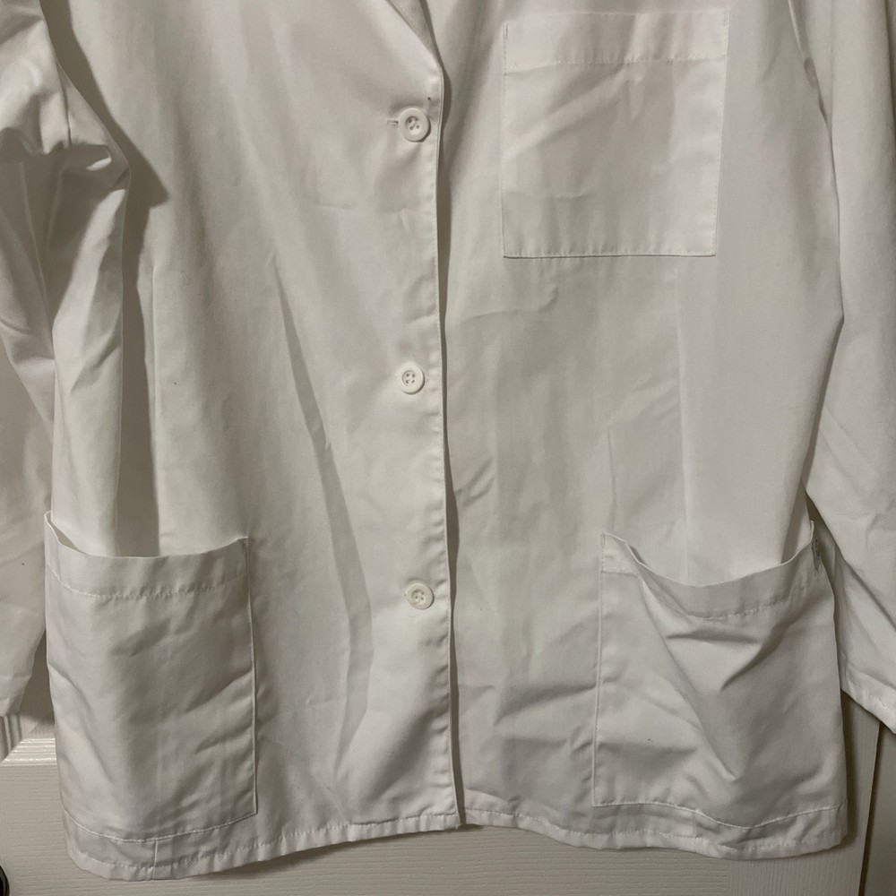 Dickies White Unisex Lab Jacket 2xl