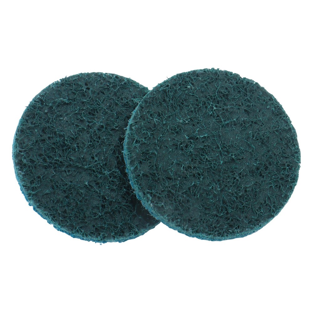 25 Pcs 2" Blue Fine Prep Pad Discs Surface Conditioning Quick Change Discs