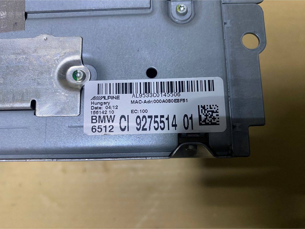 BMW GPS CIC Satnav Computer Car Infotainment 9275514