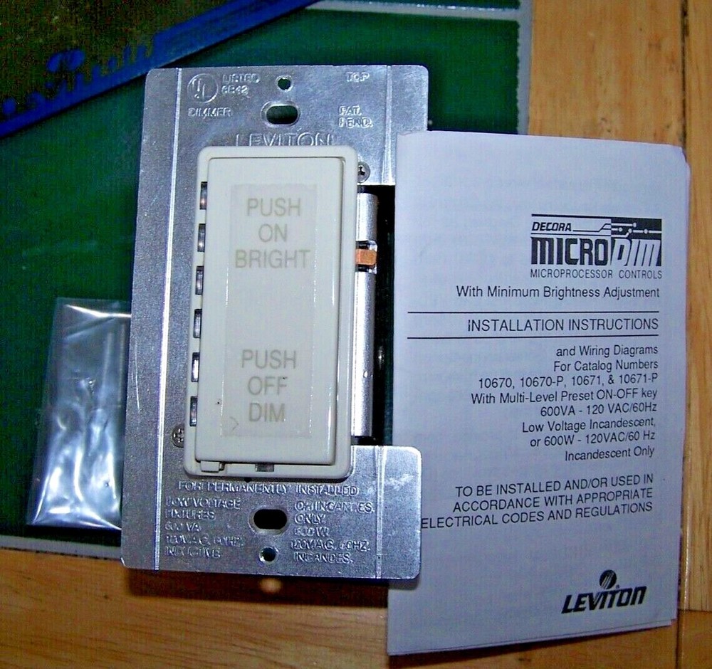 Leviton Microprocessor DIMMER - 10671-A - NIB!