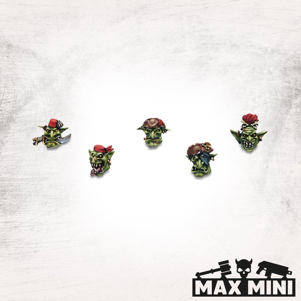 MaxMini BNIB Goblin Pirates Heads (10)