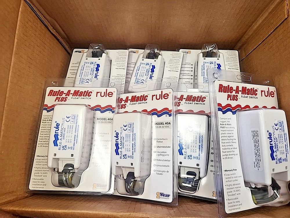 Rule-A-Matic® Plus Float Switch — Heavy-Duty Automatic Bilge Pump Switch ⚡💧
