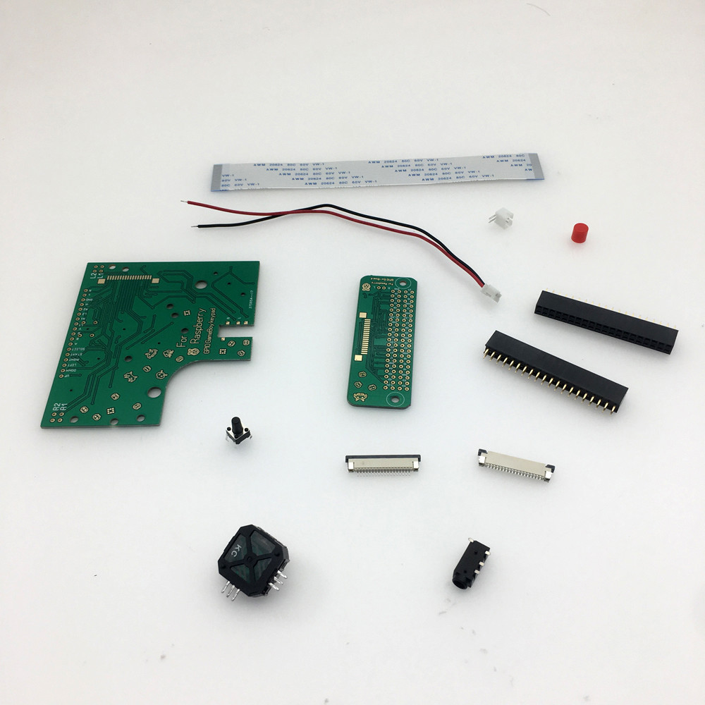 For Game Boy Zero DMG-01 Buttons PCB Board&Switch&Connector Kit For Raspberry Pi