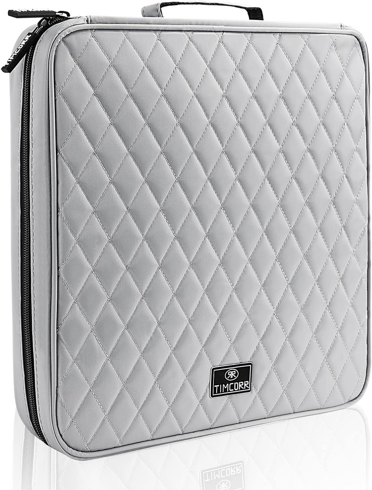 CD Case DVD Holder Storage 160 Capacity Cases Organizer Portable Wallet Storage