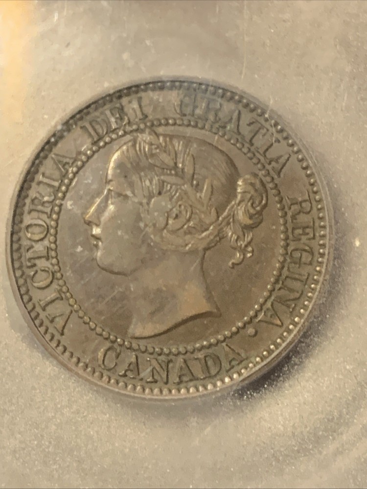 1859 Canada One Cent ~ ICG VF35 NARROW 9 ~ NICE!!!