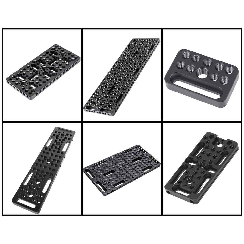Multi-Function Mounting Plate Cheese Plate W/1/4" 3/8" Thread for Camera Tripod