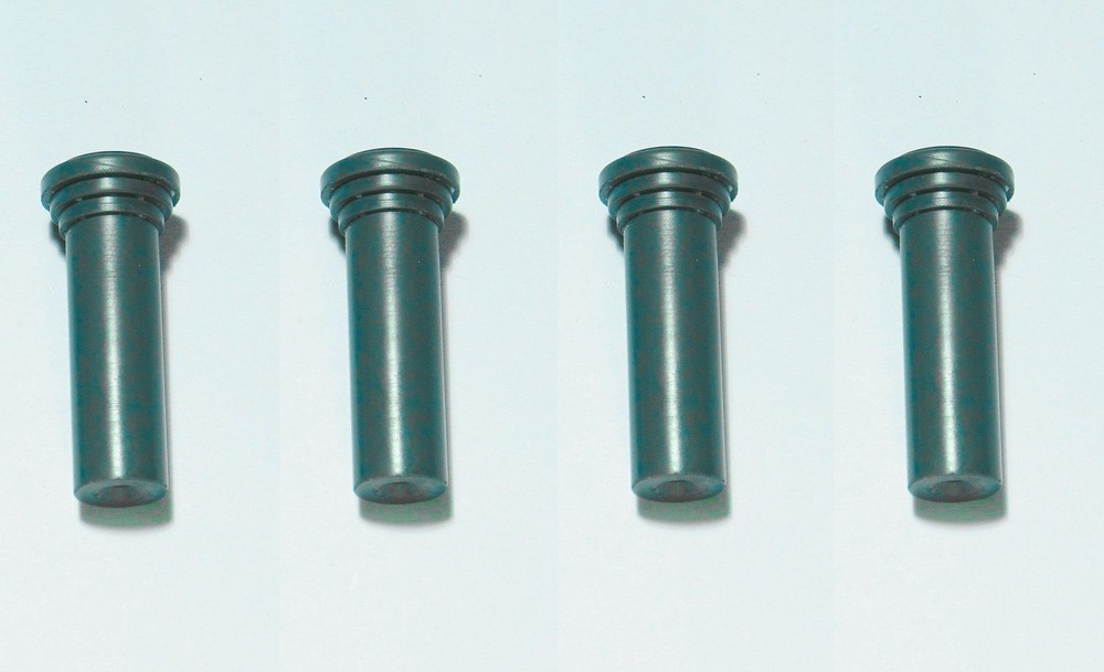 Set Of 4 Pull Up Push Down Door Lock Rod Knobs Green