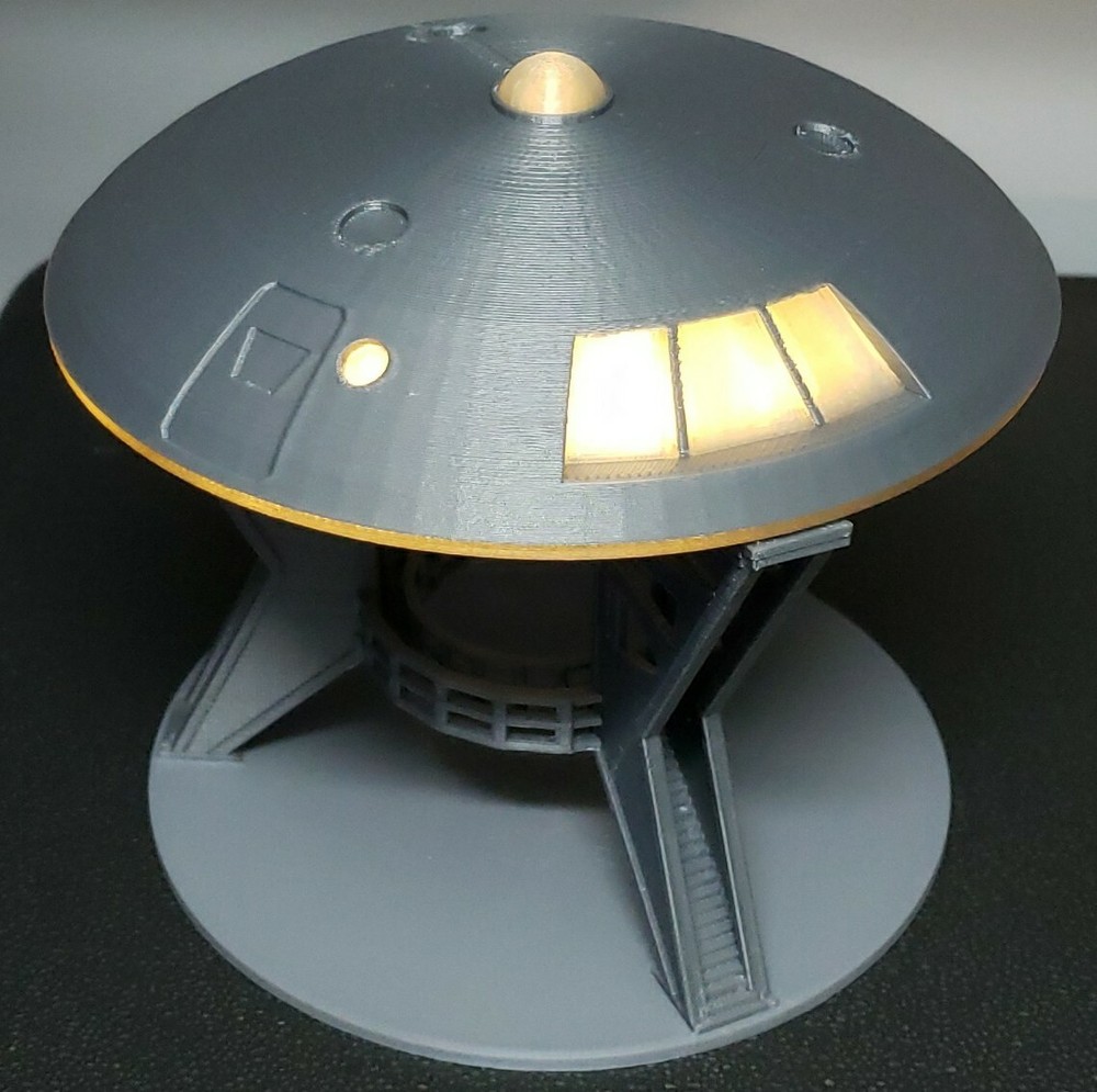Jupiter 2 [from Lost in Space] - with Lights & Gantry Stand - Medium