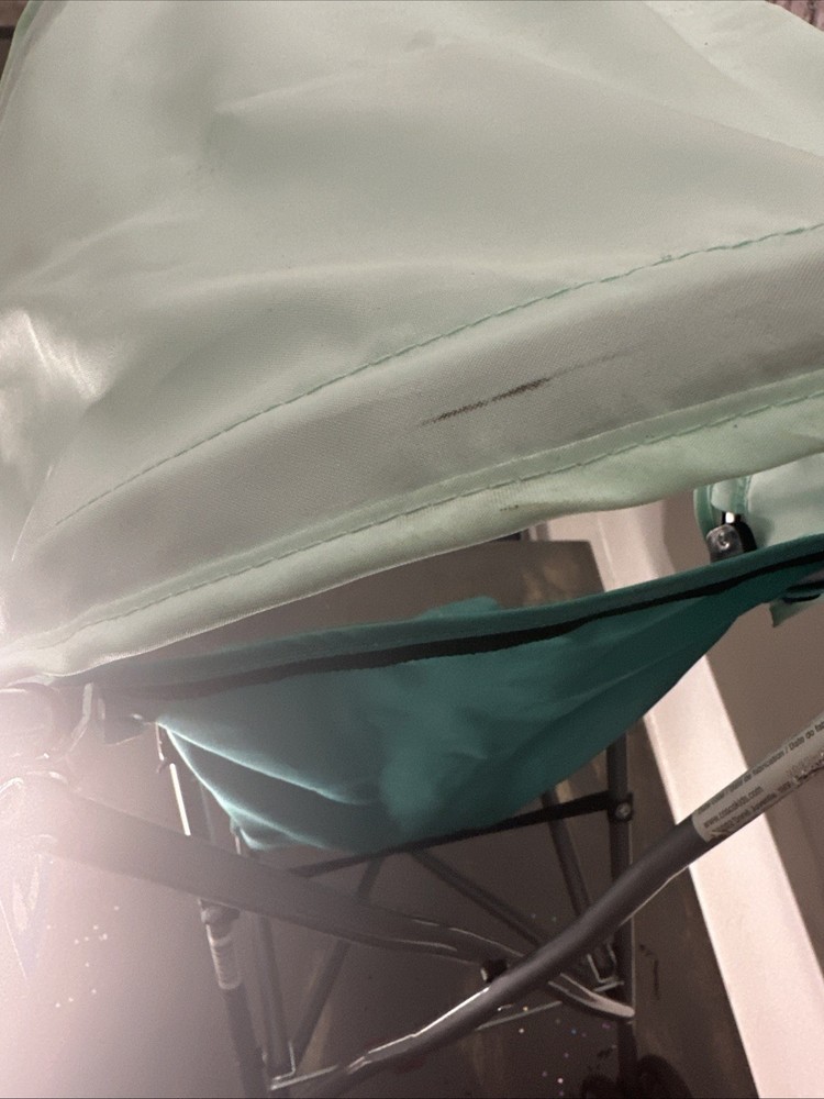 COSCO STROLLER 'umbrella' type foldable two-tone turquoise/blue shade