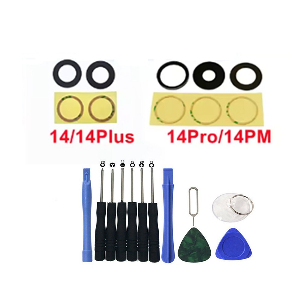 New iPhone 14 /Plus / Pro / Pro MAX Rear Back Camera Lens Replacement + Tools