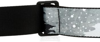 Levy's MPD2 Polyester Guitar Strap - Cherry Blossoms & Snow
