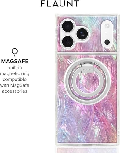 Flaunt Official Square Protective Case - Compatible with iPhone 17 Pro Max - Com