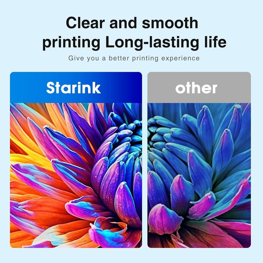 Starink 502 Ink Replacement – 140ml Each Bottle, Strong Performance, Clog-Free