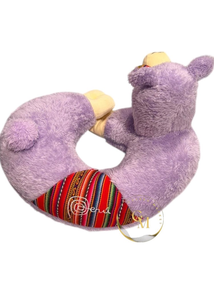 Handmade travel pillow from Peru