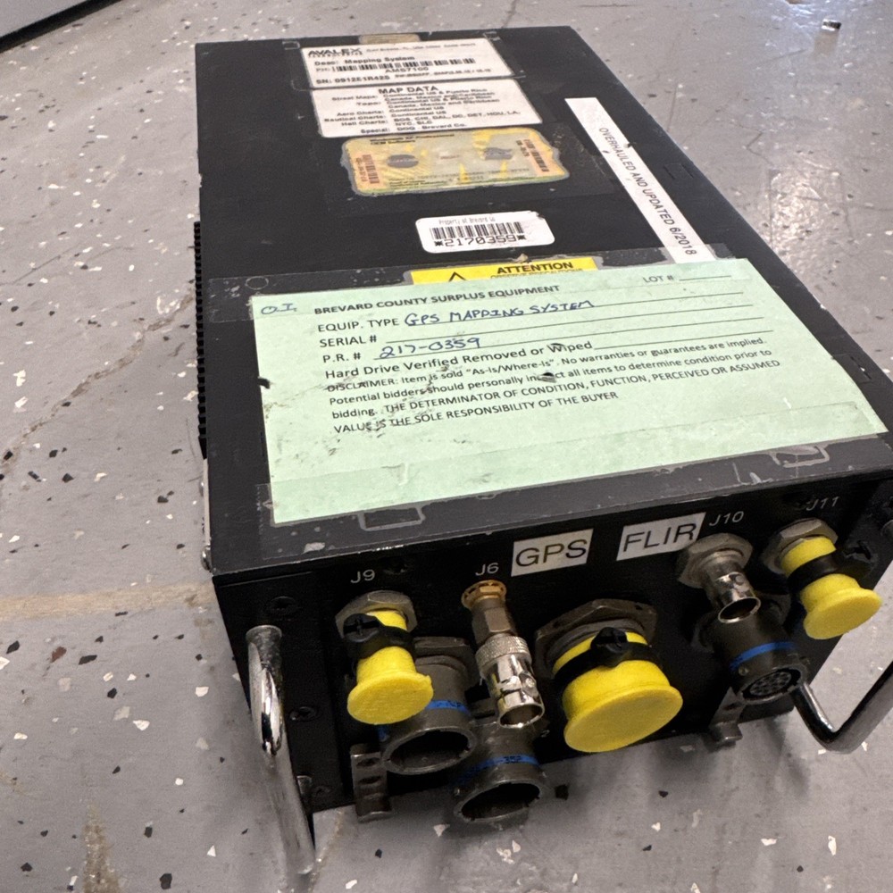 AVALEX TECHNOLOGIES MODEL AMS7100 DIGITAL HELICOPTER MAPPING SYSTEM