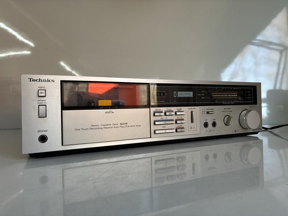 Technics RS-M216 Cassette Tape Deck Read Description