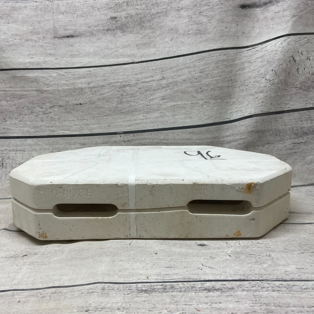 Dona’s Molds Ceramic Casting Mold Hand In Hand Ghosts Head Tiled #D-1108B