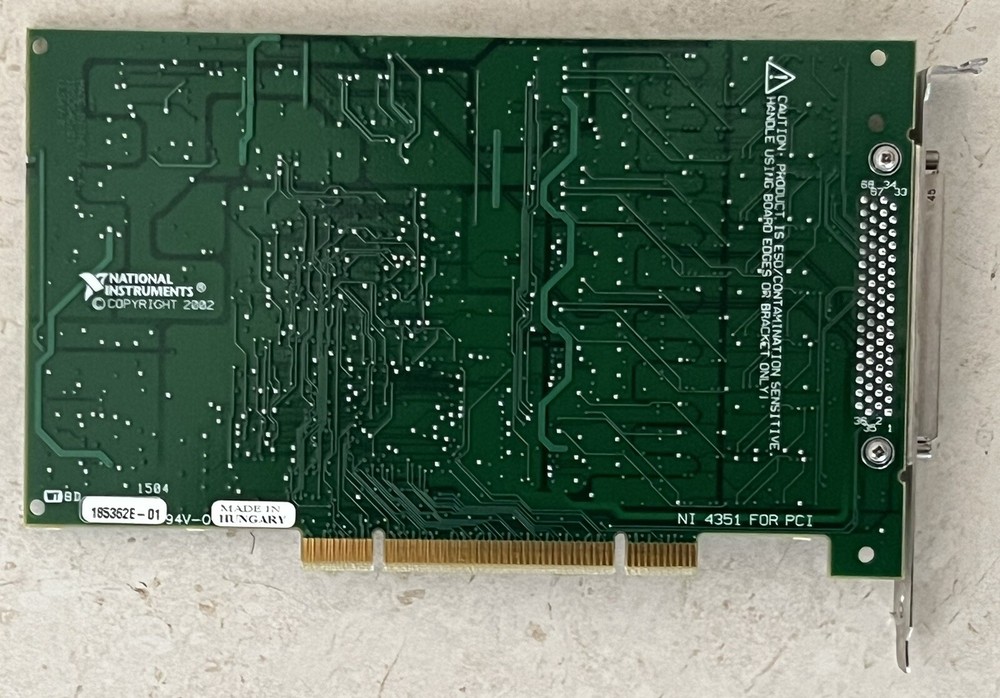 National Instruments 185362E-01 High Precision Temperature PCI Interface Card