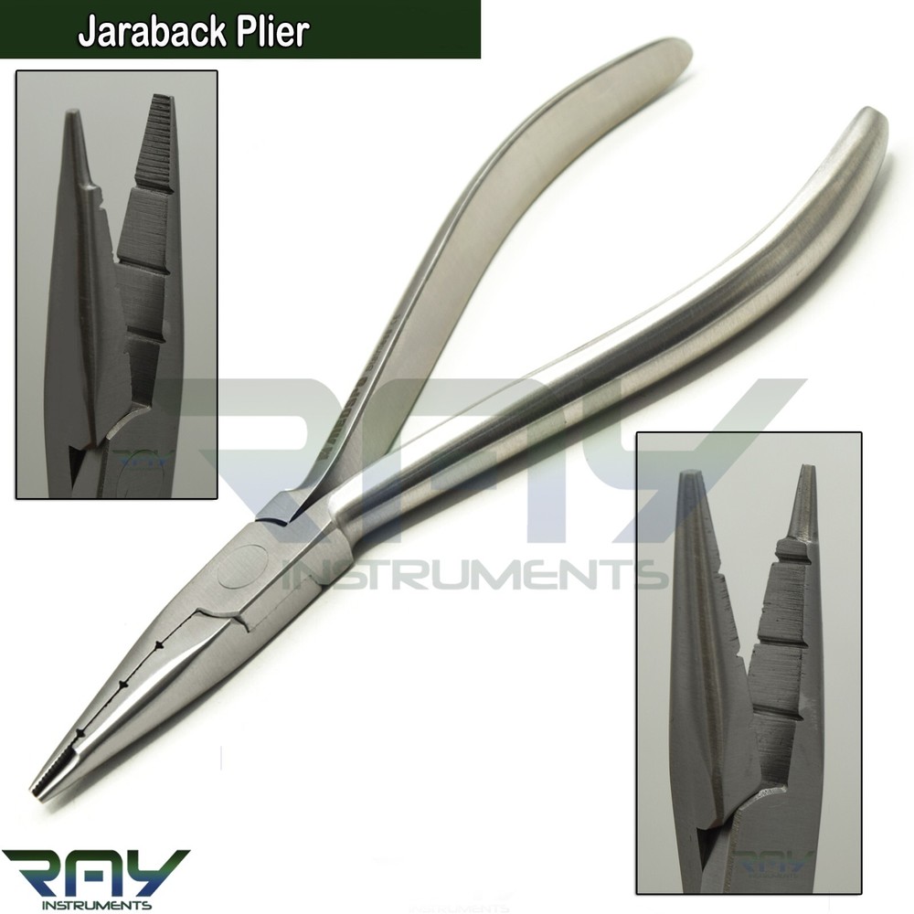 Orthodontic Jaraback Plier Dental Wire Bending Loop Closing Forming Instruments