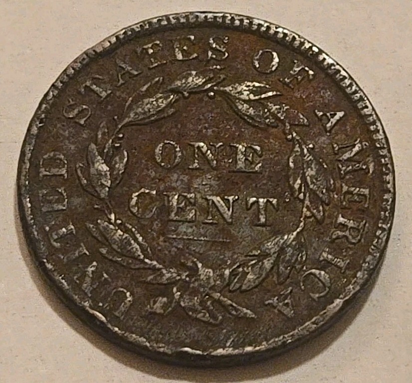 1835 Coronet Head Large Cent
