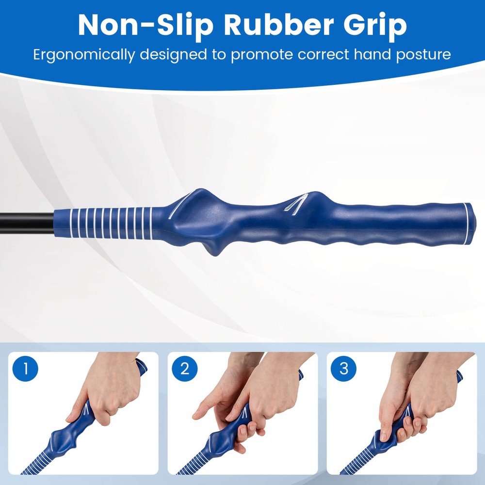 Golf Swing Trainer Click Stick Swing Training Aid for Speed Flexibility Balance
