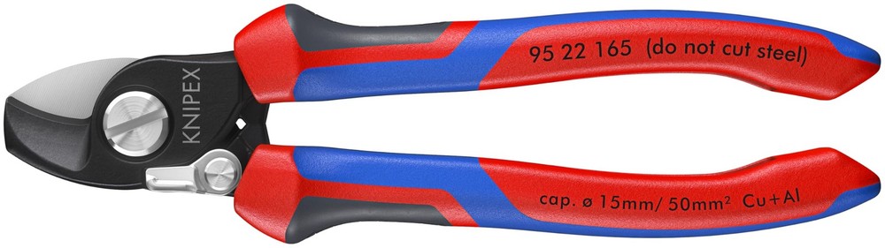 KNIPEX - 95 22 165 Tools - Cable Shears, Spring, Multi-Component (9522165)