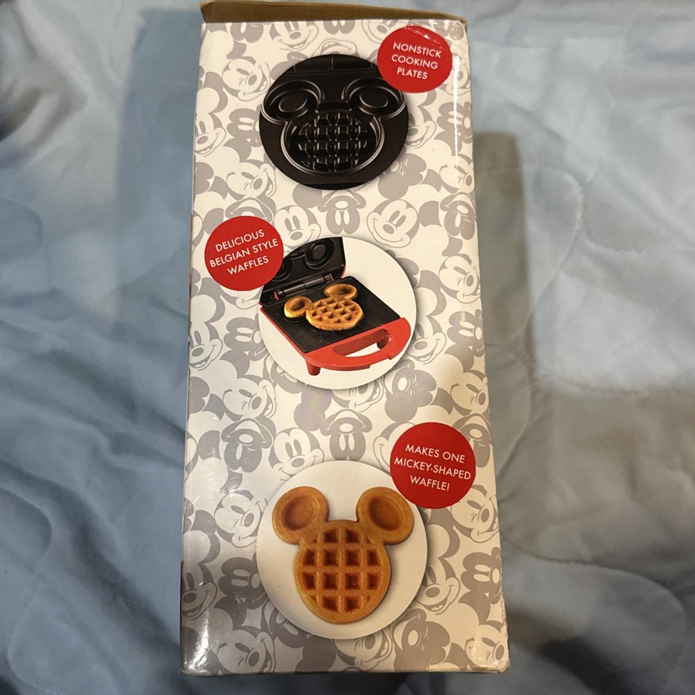 Disney Mickey Mouse Waffle Maker Open Box