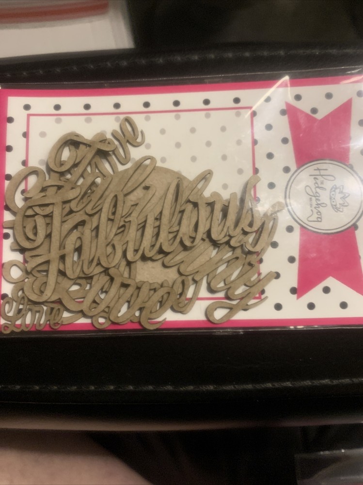 Hedgehog Hollow Chipboard Die Cut NEW