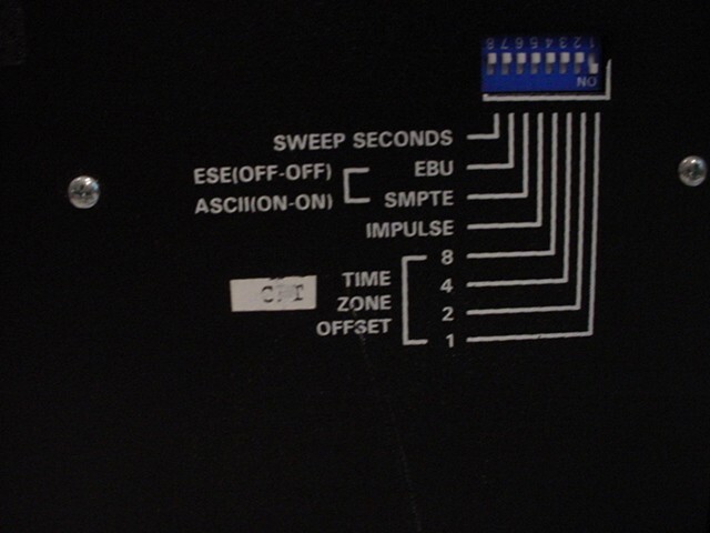 nice,working ESE LX-5112 Self-Setting Analog Clock Slave w/cord