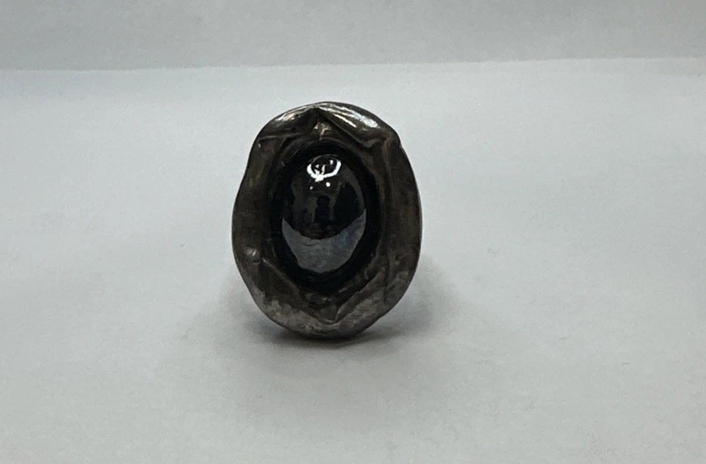Elegant 925 Sterling Silver Modernist Style Statement Ring