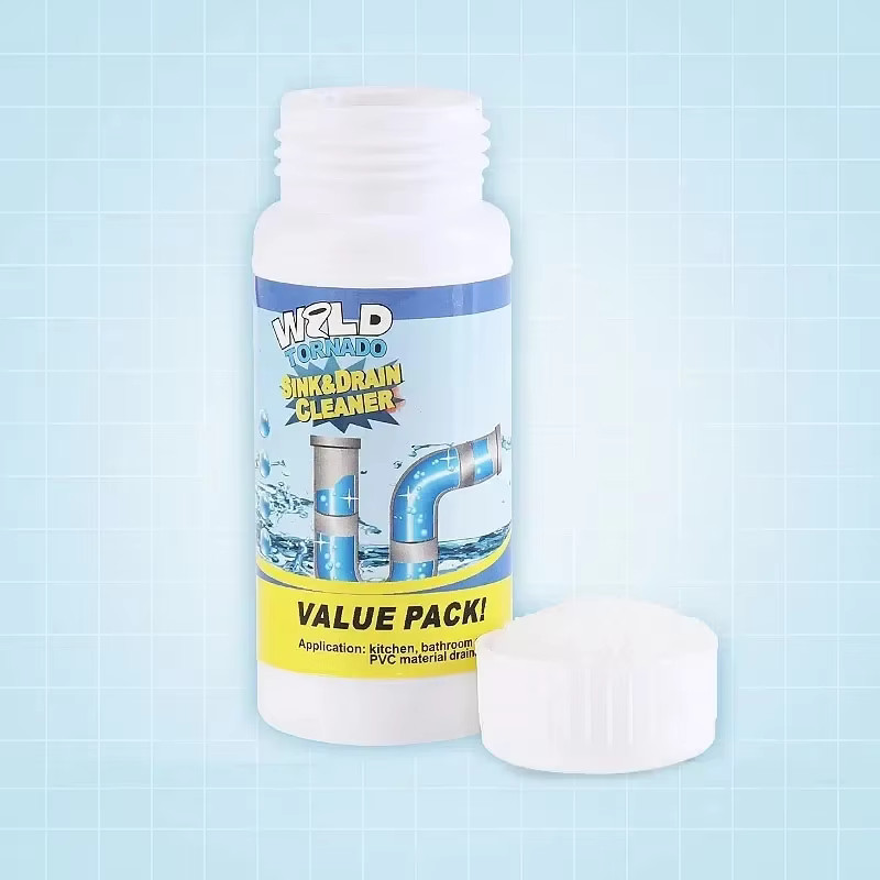 3X Wild Tornado Powerful Sink Drain Cleaner High Efficiency Clogging Cleaner