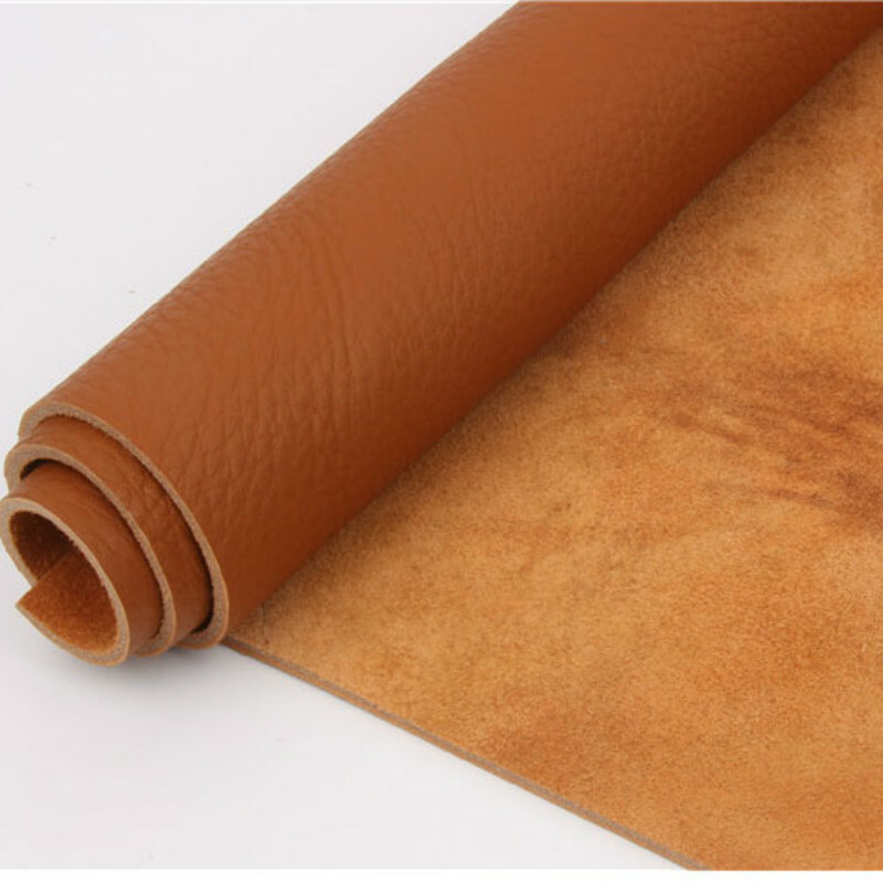 3.5mm Thickened Cowhide Genuine Leather Fabric First Layer Lychee Grain Material
