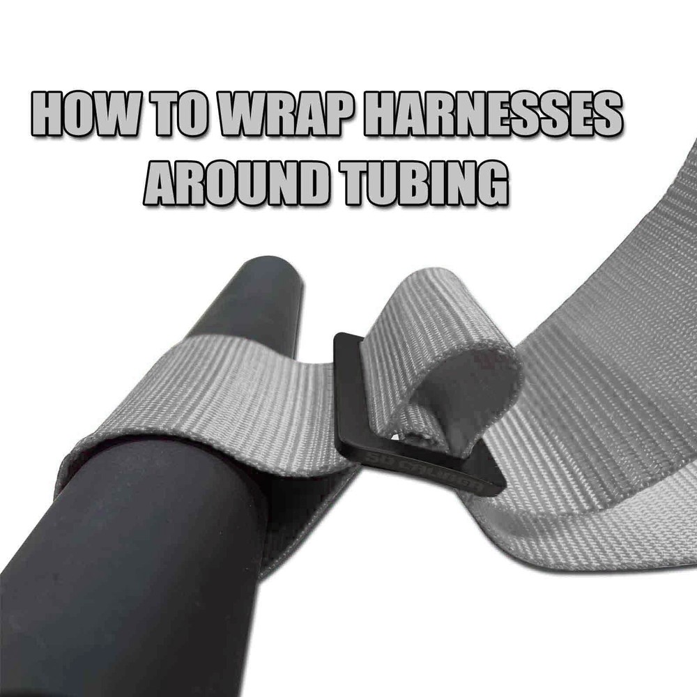 4 Point Off Road Harness 3" Belt Auto Style Buckle Push Button Release - SILVER