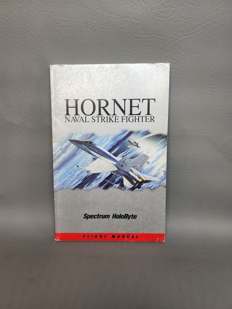 Spectrum HoloByte Hornet Naval Strike Fighter Booklet