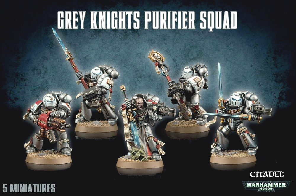 Warhammer 40k Grey Knights Strike/Purifier/Purgation/Interceptor Squad NO BOX