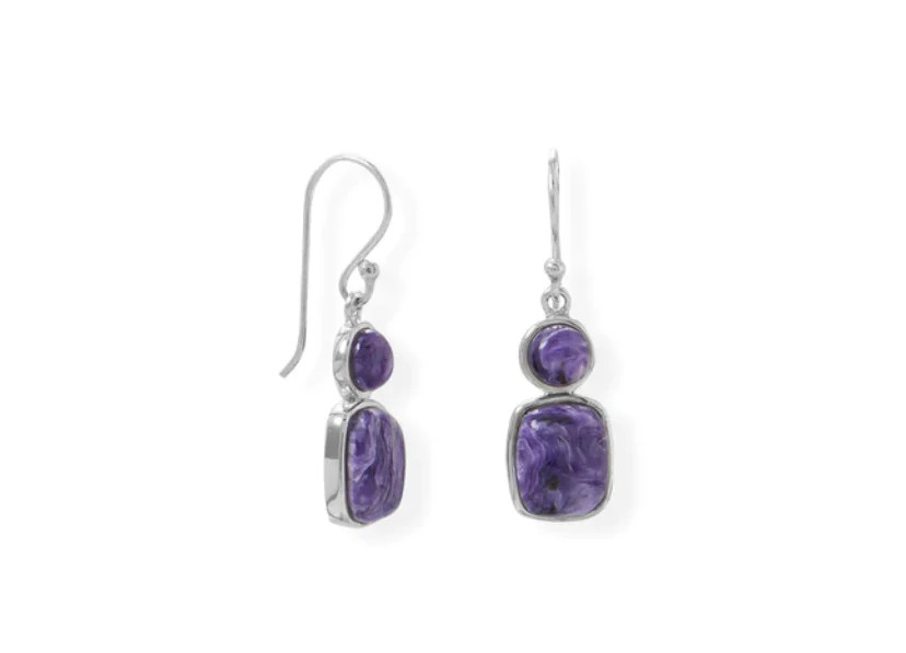 Charoite Earrings