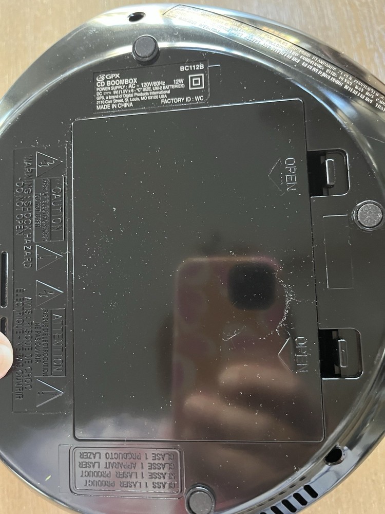 GPX Portable CD Player