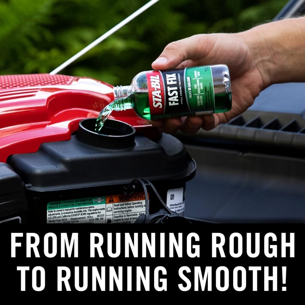 Fast Fix - Small Engine Treatment, Cleans Carburetors & Injectors, Fixes Roug...
