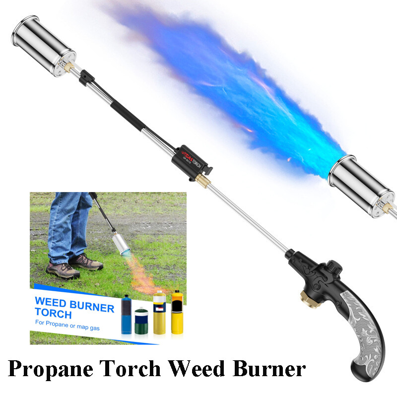 2Pack Propane Torch Weed Burner High Output Weed Torch Flame thrower Ice Melter
