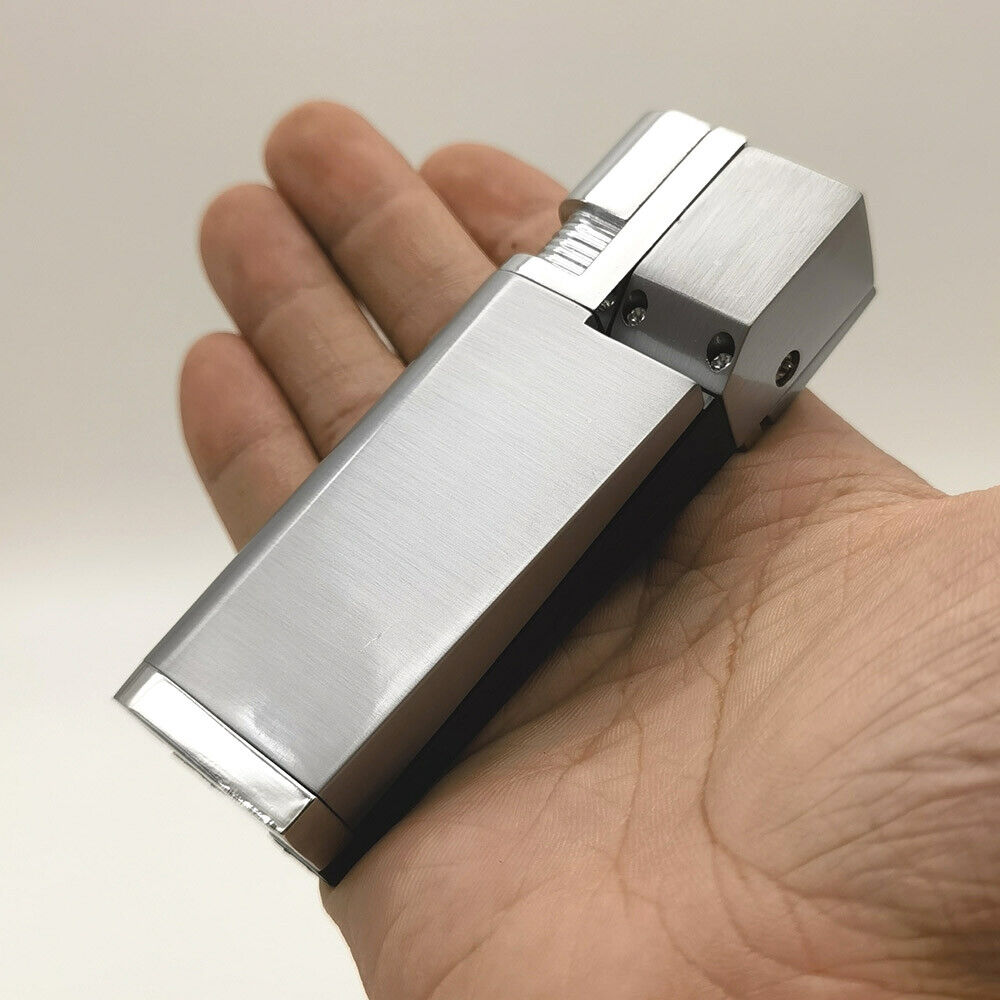 2 in 1 Metal Lighter with Pipe Foldable Portable Lighter Upgrade Hitter Lighter