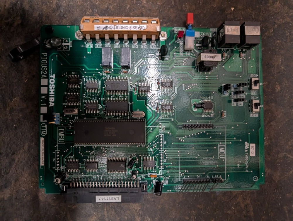 Toshiba PIOUS2A Circuit Card