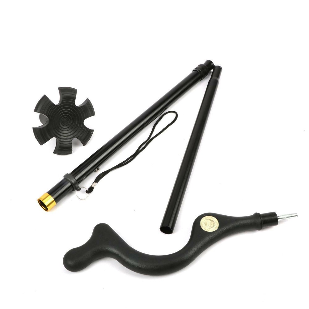 Ergonomic 2-Pack Folding Walking Sticks, Retractable & Adjustable for Elders