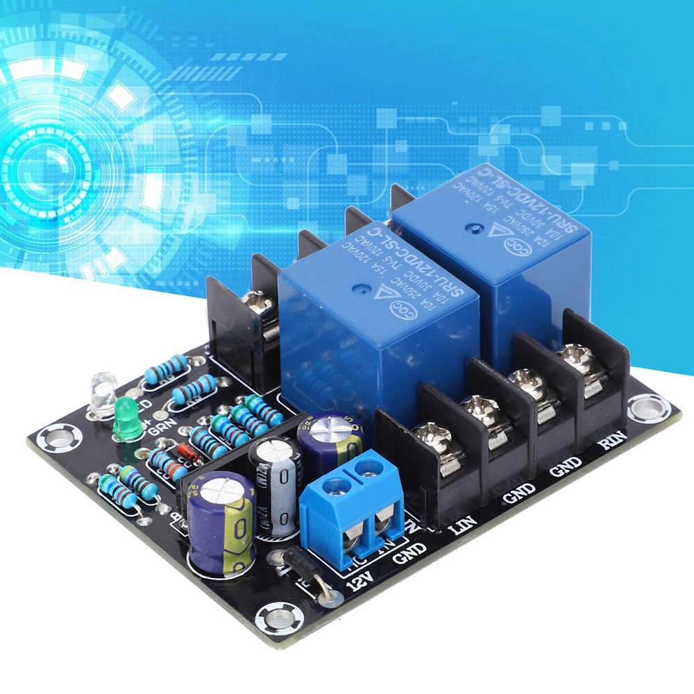 Speaker Protection Board DualChannel Voltage Regulator Delay Module AC1215V